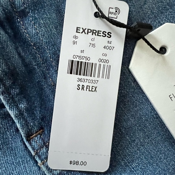 NWT Express Flexx 70s mid rise jeans - Picture 4 of 4